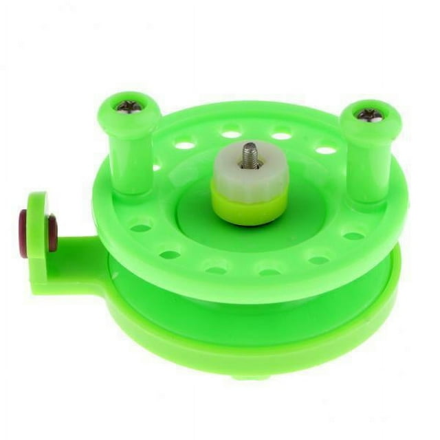 koolsoo 3xMini Fly Fishing Reel Ice Fishing Reel Raft Wheel Right Hand Rod Hole 1.6cm 3 Pcs