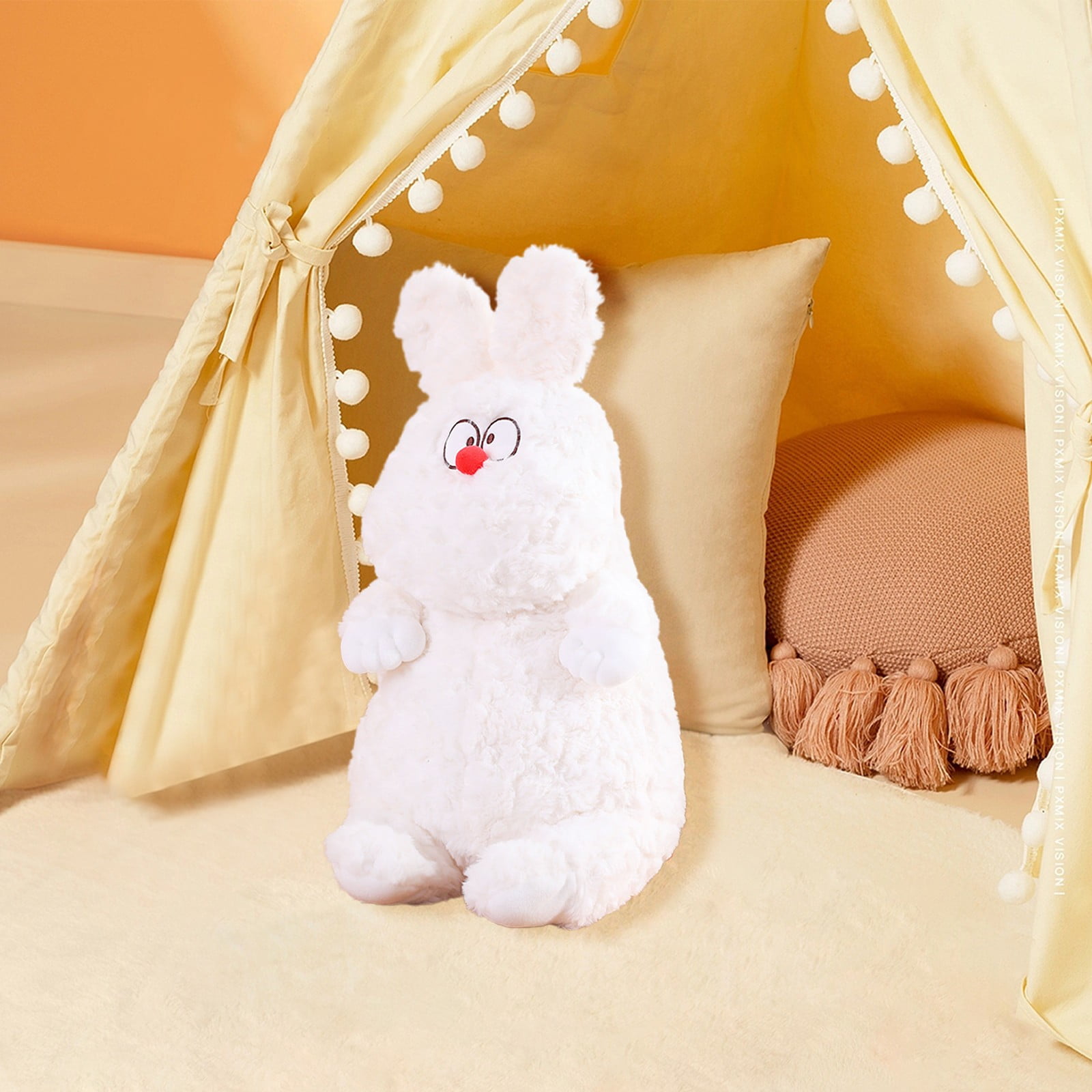 RUIG 15 Inch Farm Animal Cute Plush Toys - Brown Puppy, White Rabbit & Pink Pig Stuffed Animals,Stuffed Animals Gifts for Baby Shower Birthday Party Prizes and Table Decor