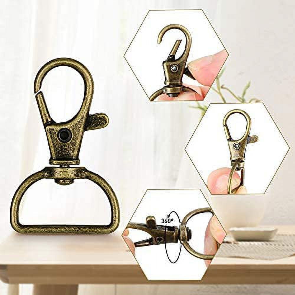 60mm 12pcs Lobster Claw Clasps Keychain Swivel Trigger Hook Clip Antique  Bronze Lanyard Snap Hook Lobster Clasp Bag Key Ring DIY - AliExpress
