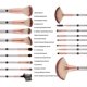 thumbnail image 2 of Make up Brushes,18 Pcs Professional Makeup Brush Set with PU Leather Bag Beige, 2 of 4