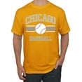 thumbnail image 1 of Wild Bobby City of Chicago CHI American Baseball Fantasy Fan Sports Men's T-Shirt, Gold, XX-Large, 1 of 6