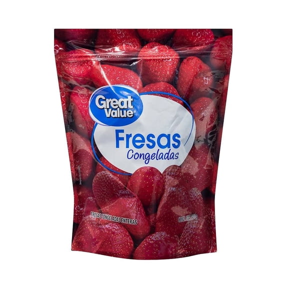 Fresas Great Value enteras congeladas 907 g