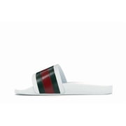Gucci Mens Pursuit Pool Slides White Sandals, from StockX