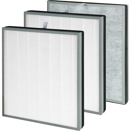 

3 Packs He401 He402 Replacement filter for Shark 4 purifier compatible with Shark He400 He401 He402 He405 purifier 4 Fans.Part # He4Fkpet