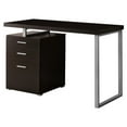 thumbnail image 3 of Monarch Specialties Computer Desk, Home Office, Laptop, Storage Drawers, 48"L, Work, Brown Laminate, 3 of 4