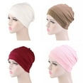 thumbnail image 3 of Comfy Chemo Cap Chemo Hats For Women Skullies Beanie Cancer Headwear Cap Under Hat Skullies Headwear for Head wrap, 3 of 19