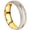 D-Gold, variant on Stainless Steel Ring Emerald Cut Cubic Zirconia Eternity Ring Wedding Band for Women Men Size 6-12