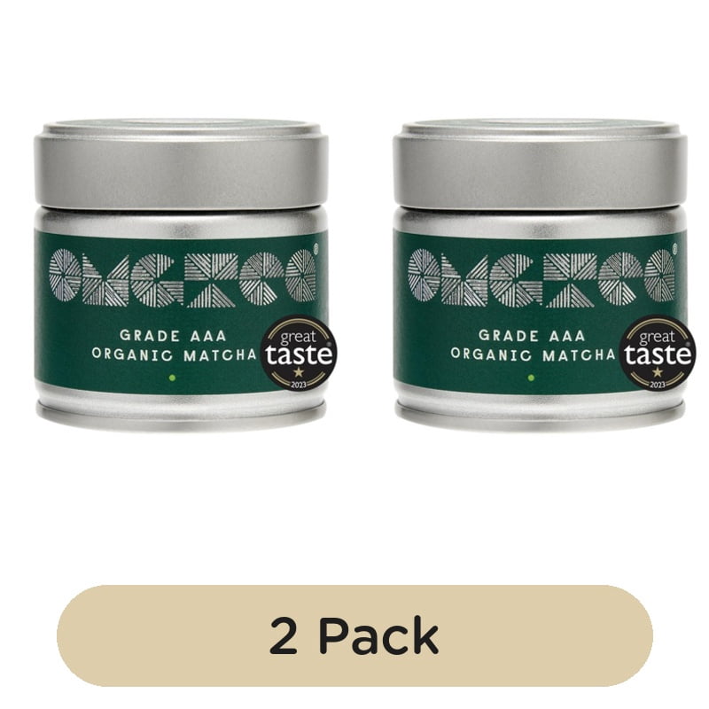 OMGTea AAA High Grade Organic Japanese Matcha Tea 30g, British Import (Pack of 2)
