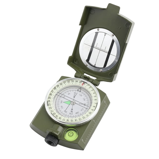 Qiilu Boussole, Boussole de Dessin Étanche, pour Usage Militaire en Camping