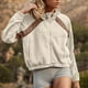 thumbnail image 1 of Chaquetas y abrigos casuales sin capucha de manga larga para mujer, chaqueta de forro polar afelpado, chaquetas de manga larga con cremallera, abrigo de otoño-invierno, ropa de abrigo con bolsillos, c, 1 of 9
