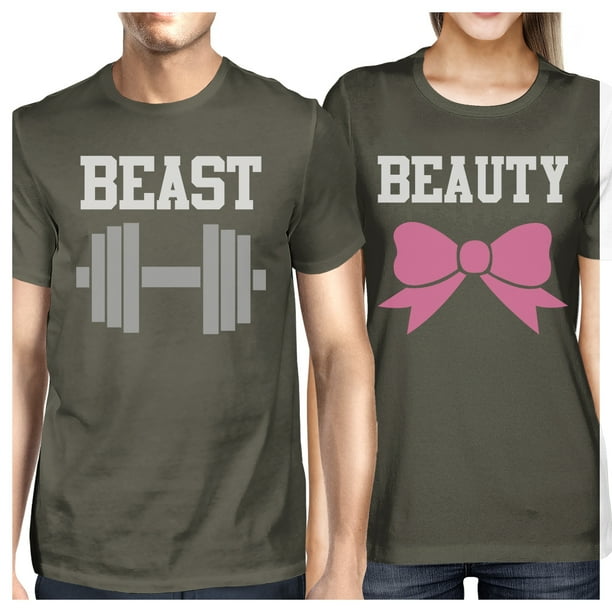 couple shirts beauty and beast