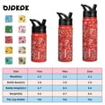 thumbnail image 6 of BJPKPK Insulated Water Bottle with Straw Lid, 22 oz Stainless Steel Metal Water Bottles, Reusable Leak Proof BPA Free Water Bottles, Cups, Thermos, Passionate-Red, 6 of 6
