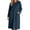 Y10 Navy, variant on Mifsaly Womens Long Fleece Nightgown Plush Sleep Dress Long Sleeve Crewneck Warm Bathrobes with Pockets Khaki,L