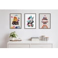 thumbnail image 7 of Kate and Laurel Sylvie Butterflies Framed Canvas Wall Art by Rachel Lee of My Dream Wall, 18x24 Gray, Colorful Abstract Butterfly Vibrant Art for Wall, 7 of 7