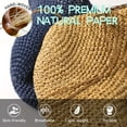 thumbnail image 3 of Women Floppy Sun Hat Summer Wide Brim Beach Cap Packable Cotton Straw Hat for Travel, 3 of 6