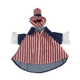 thumbnail image 3 of Nkmbld Independence Day Porch Goose Outfits 4th of July Goose Clothes Fits 23" Cement Plastic Goose Statue for Outdoor Lawn Garden Yard Patio Decoration, 3 of 8