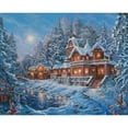 thumbnail image 3 of Strubel, Klaus 24x20 Black Modern Framed Museum Art Print Titled - Winter Magic, 3 of 5