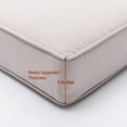thumbnail image 5 of Beige 2-Pack Outdoor Chaise Lounge Cushions, 5'' Thick Olefin Patio Cushions with Removable Covers, Fade Resistant & Water Resistant Chaise Cushions for Poolside Patio Furniture, Fits 72-74''Lounges, 5 of 9