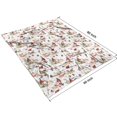 thumbnail image 4 of White Christmas Gnome Pattern Blanket,Comfortable Soft Flannel Throw Blanket,All Season,Warm Lightweight Blankets for Sofa Bed Couch Living Room Chair,60"x80", 4 of 4