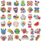 thumbnail image 2 of Pegatina GRANDE Diamante Sueño de los niños Pintura de diamantes Pegatina para niños Pegatina de diamante, 2 of 5
