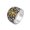 Room Gold, variant on Retro Heavy Metal Nordic Viking Mens Titanium Steel Ring