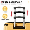 thumbnail image 6 of Luggage Sets 3 Piece, Hardside Expandable Suitcase Set with Double Spinner and TSA Lock, Travel luggage Set  Carry On 20 24 28 Inch, Yellow, 6 of 9