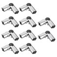 thumbnail image 1 of 10Pcs Stainless Steel Tube Connector 25mm Diameter for Round Pipe Connection Two Connector, 1 of 4