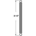thumbnail image 2 of Single Loop Closed Extension Spring with 0.062 in. Diameter, 5/8 in. x 8-1/2 in. (2-pack), 2 of 4