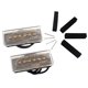 thumbnail image 1 of 2pcs Guitarra Eléctrica Cra Jabón Barra P90 Recolección 50 / 52mm Reempzo Sunnimix Humbucker Pickup Set, 1 of 8