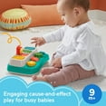 Fisher-Price Busy Buddies Pop-Up Infant Fine Motor Toy for Ages 9+ Months, Multi-Color
