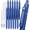Blue, variant on STAGEEK Blue Gel Pens GX3, 6Pcs Quick Dry Blue Ink Pens with 3 Extra Refills, Fine Point Retractable Smooth Writing Pens for Journaling, Office, Note Taking, Nurse Aesthetic