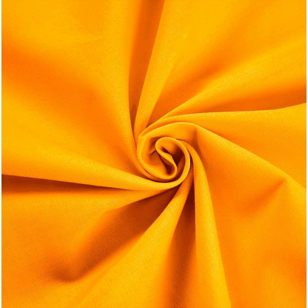 Waverly Inspirations 100 Cotton 44 Solid Marigold Color Sewing Fabric By The Yard Walmart Com Walmart Com