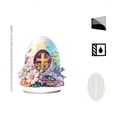 thumbnail image 3 of CenterPC Table Decorations Easter 2D Festive Visual Tabletop Ornament 20Cm for Living Room Bedroom, 3 of 8
