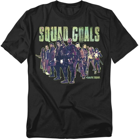 Suicide Squad T-Shirt Squad Goals Unisex Graphic Tee For Men & Women