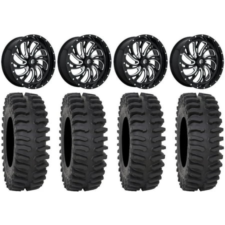 Fuel Kompressor Black 22 Wheels 37 XT400 Tires Polaris RZR XP 1000 / PRO XP / Ranger XP 900/1000