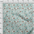 thumbnail image 2 of oneOone Polyester Lycra Sky Blue Fabric Texture & Triangle Geometric Dress Material Fabric Print Fabric By The Yard 56 Inch Wide, 2 of 4