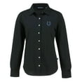 thumbnail image 2 of Women's Cutter & Buck Black Indianapolis Colts  Advantage Eco Soft Pique Tri-Blend Long Sleeve Button-Up Shirt, 2 of 3