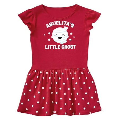 

Inktastic Cute Abuelita s Little Ghost with Stars Gift Baby Girl Dress
