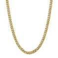 thumbnail image 6 of 14K Yellow Gold 8mm Beveled Curb Chain 20 Inch, 6 of 6