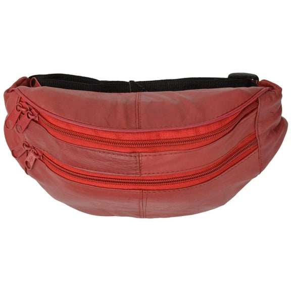 Slim Design Leather Fanny Packs Many Colors 7310 (C)