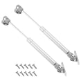 thumbnail image 1 of Resortes de gas Uxcell 7LB/30N, soportes de elevación de 10.4 pulgadas para ventana de RV, puerta de gabinete, tapa de caja de herramientas, 2 juegos, 1 of 7
