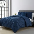 thumbnail image 2 of VCNY Home Carmen 4-Piece Navy Solid Comforter Set, King, Adult, Unisex, 2 of 8