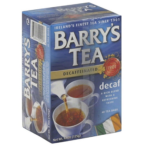 Barry's Tea Decaffeinated Tea Bags, 40 count, 4.4 oz, (Pack of 12