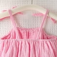 thumbnail image 4 of CAUYDY Toddler Girl Clothes Baby Summer Outfits Sleeveless Halter Top Ruffle Short Set Cute for Kids 1T-6T Clothes Girls (Sizes 18-24 Months,H03-Pink), 4 of 9
