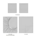 thumbnail image 6 of Mainstays Super Soft Brushed Microfiber Bed Sheet Set, Light Silver Gray, King, 4 Piece, 6 of 13