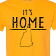 thumbnail image 4 of Inktastic It's Home New Hampshire State Outline Distressed Text T-Shirt, 4 of 5