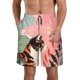 thumbnail image 1 of Fotbe Colorful Cat With Flowers Trajes de Baño Estampados para Hombre, Shorts de Verano de Secado Rápido, Ropa de Playa, Bañadores-Large, 1 of 6