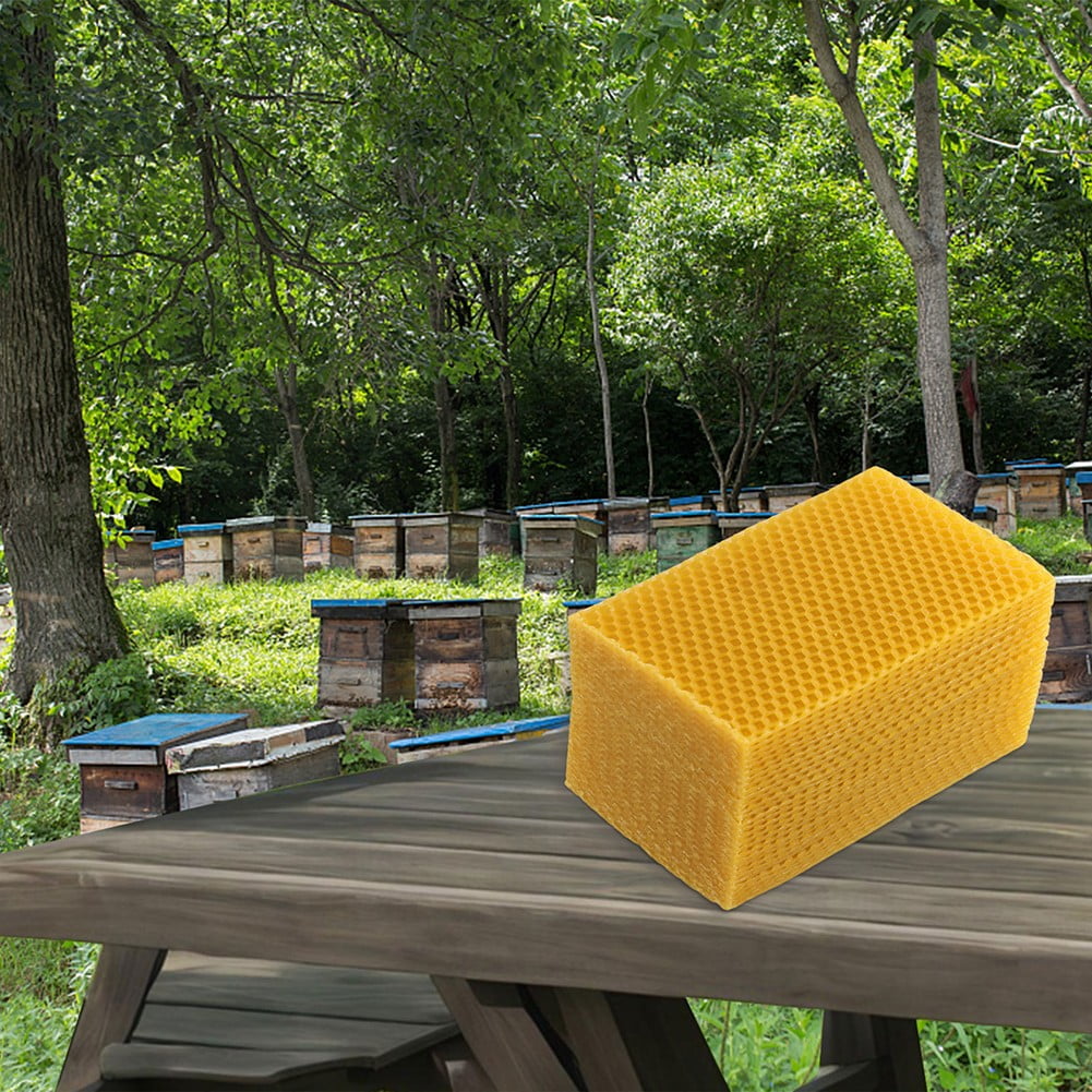 RANMEI For Candle Making For Beehive Beeswax Sheets Beehive Foundation Diy Crafts Deep Foundation Sheets Candle Making Kit