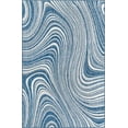 thumbnail image 3 of Unique Loom Outdoor Modern Collection Area Rug - Pool (4' 1" x 6' 1" Rectangle Blue/Ivory), 3 of 7