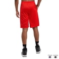 thumbnail image 2 of Champion Mesh Gym, Lightweight Athletic Shorts for Men Reg Tall, Crimson C Patch Logo, 3X-Large Big, 2 of 6